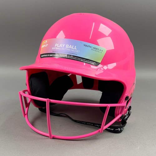 Rip-It Play Ball S/M 6" to 6 7/8" Youth Softball Batting Helmet