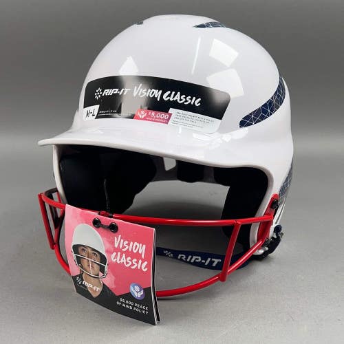 Rip-It Vision Classic M/L 6 1/2" to 7 3/8" Junior Softball Batting Helmet