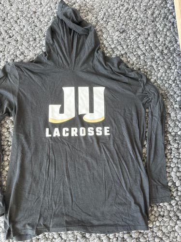 Jacksonville Lacrosse lightweight Gray Men's Large Sweatshirt (Used)
