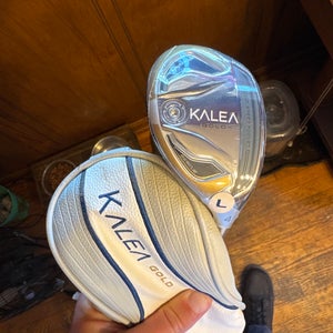 Women's 2021 TaylorMade Kalea Gold Right Handed Hybrid Ladies Flex Graphite Shaft (New)