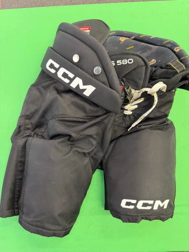 Junior Large CCM Tacks AS 580 Hockey Pants (Used)