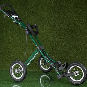 Sun Mountain Speed Cart Push Pull 3 Wheel Golf Bag Pusher Collapsible, Green