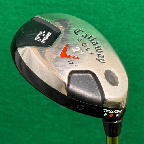 Callaway Fusion FT-Hybrid Neutral 17 2 Hybrid NVS Hybrid 85-S Graphite Stiff