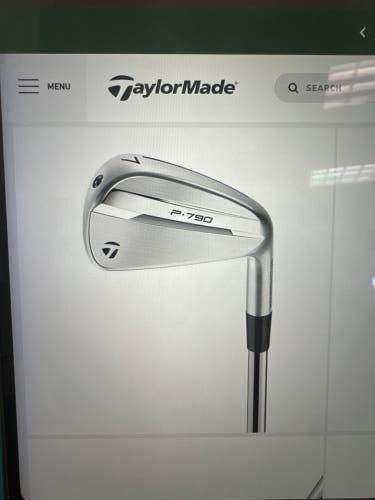 Men's 2025 TaylorMade P-790 Right Handed Iron Set Stiff Flex (New)