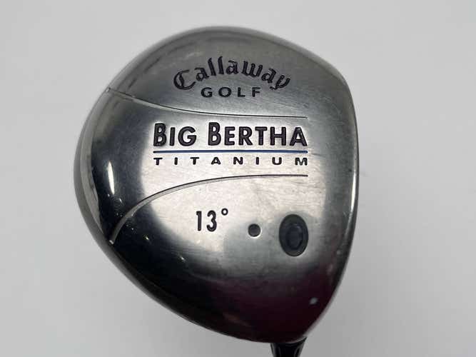 Callaway Big Bertha Titanium Driver 13* Gems 55w Ladies Graphite Womens RH