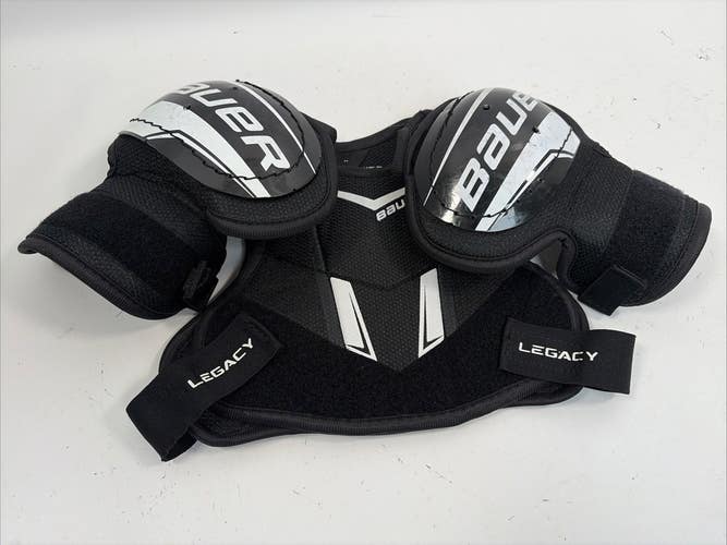 Bauer Legacy Ice Hockey Shoulder Pads, Youth Small