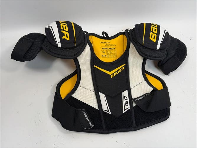 Bauer Supreme 150 Ice Hockey Shoulder Pads, Youth Medium
