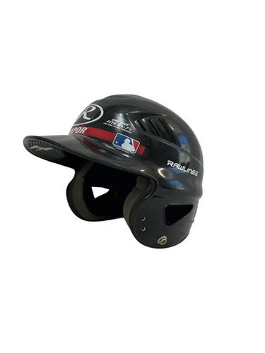 Used Rawlings RCFH Batting Helmet No Mask Black One Size 11692-S000148355