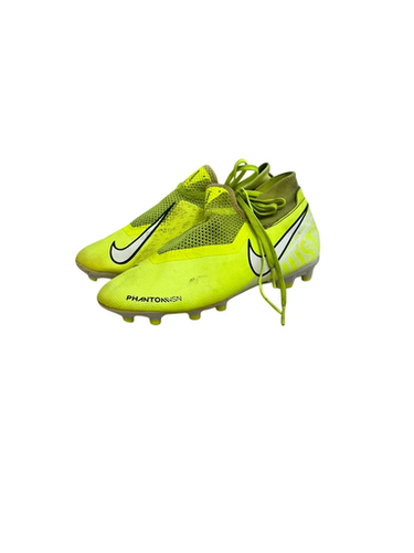 Used Nike PHANTOM VSN Soccer Cleats Yellow Senior 6 11692-S000149730