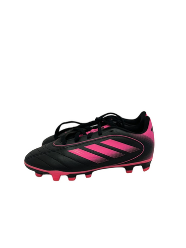 Used Adidas GOLETTO Soccer Cleats Black And Pink Junior 01.5 11692-S000149754