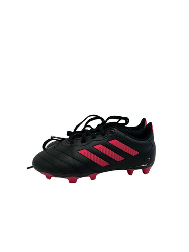 Used Adidas GOLETTO Soccer Cleats Black And Pink Youth 13.0 11692-S000149753