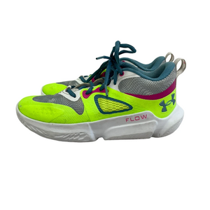 Used Under Armour FLOW BREAKTHRU Basketball Shoes W Optic Yellow Senior 7.5 11692-S000149824