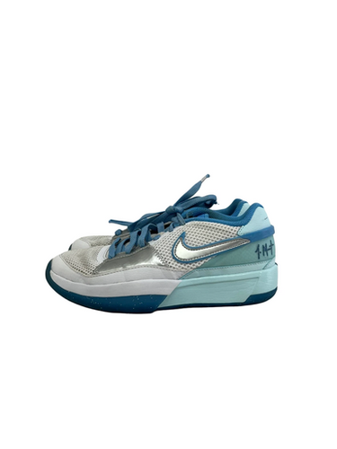 Used Nike JA 1 Basketball Shoes Y White And Carolina Blue Junior 05 11692-S000149764
