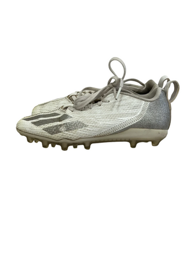 Used Adidas ADIZERO Jr FB Cleats White Junior 04.5 11692-S000149782
