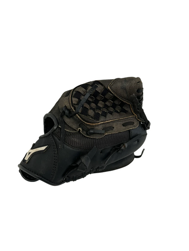 Used Mizuno POWER CLOSE BB/SB Glove RH Throw Black 10" 11692-S000147983