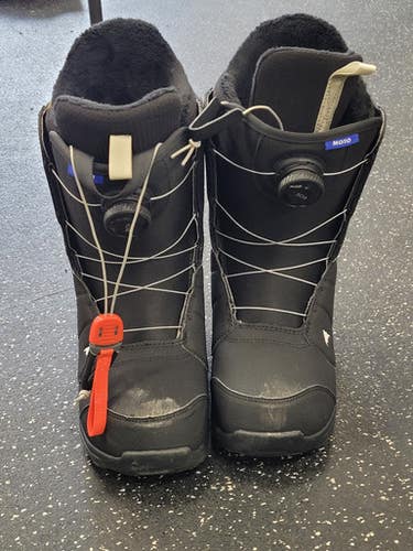 Used Burton IMPRINT 1+ Mens Snowboard Boots Black Senior 8.5 11849-S000039259