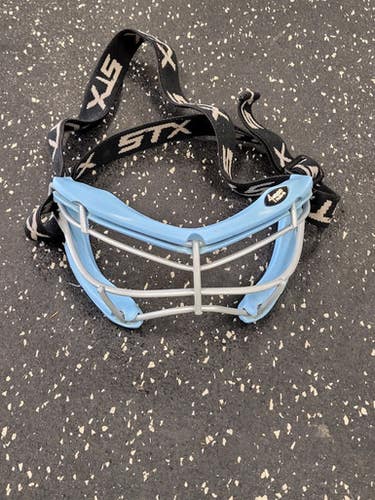 Used STX 4 SIGHT PLUS S Lacrosse Facial Protect Carolina Blue SM 11849-S000039257