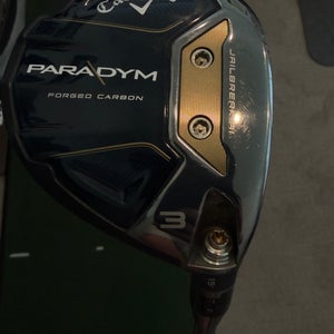 Men's 2023 Callaway Paradym Right Handed Fairway Wood Stiff Flex 3 Wood (lightly Used)