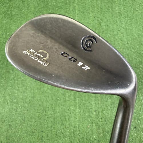 Cleveland CG12 Black Pearl 54 9 Bounce Sand Wedge Steel Dynamic Gold 35.5