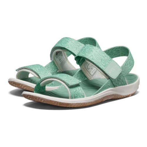 Keen Elle Backstrap Sandals Toddler Lichen Star White Adjustable Strap NLW385