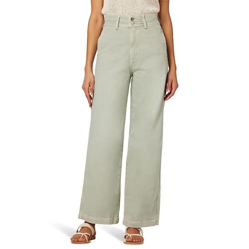 Joe's Jeans the Allana Women 25 Sea Sage Denim Medium Wash Wide Leg Ankle NLW198