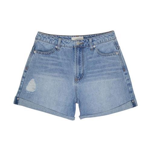 Habitual Cut-Off Shorts Kid 12 Blue Denim Cotton Blend Distressed Zip Fly NLW201