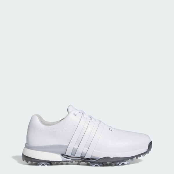 Adidas Tour360 24 IF0244 Sneakers Men's White Silver Leather Golf Shoes FL4747