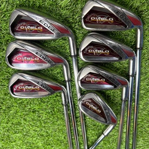 Callaway - EDGE Diablo  - IRON SET 4-Pw - Steel - UNIFLEX - RH