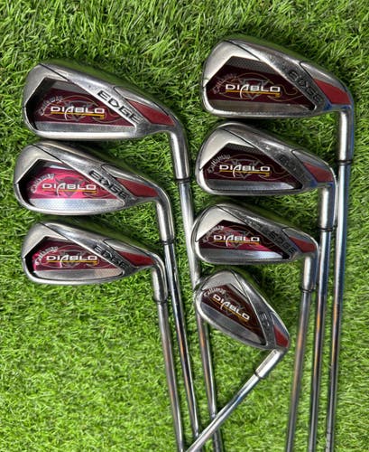 Callaway - EDGE Diablo  - IRON SET 4-Pw - Steel - UNIFLEX - RH
