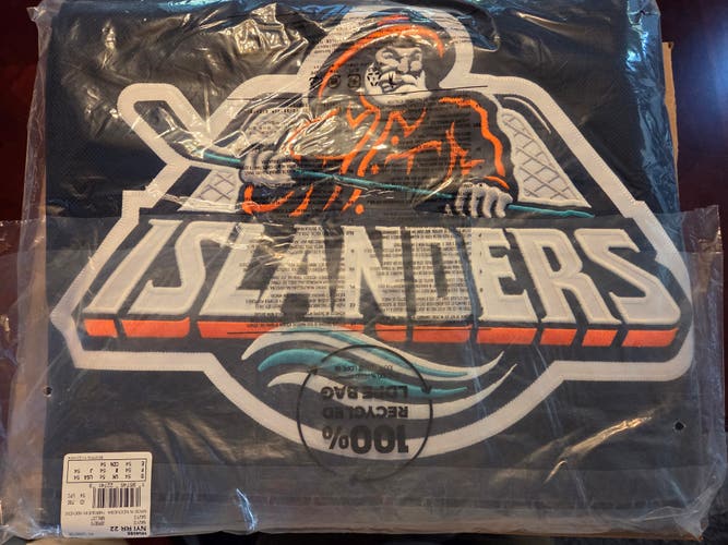 New York Islanders Adidas Primegreen Reverse Retro 2.0 Fisherman Jersey Size 54