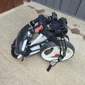 Rovic by Clicgear Model RV1C 3 Wheel Collapsible Golf Push Cart White/Black