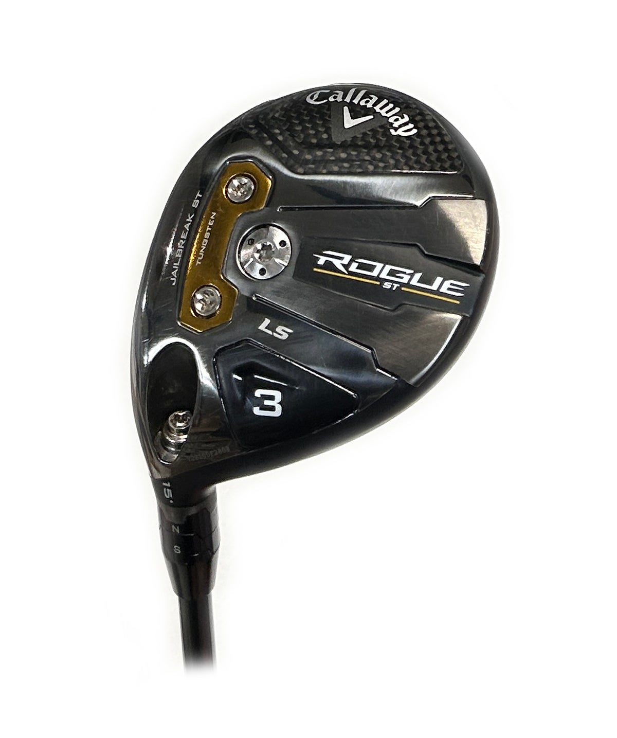 LH Callaway Rogue ST LS 15* 3 Wood Graphite Tensei White 75 Stiff