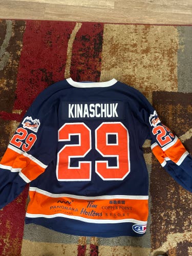 Game Worn Kinaschuk KIJHL Jersey