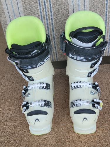 Mondo 23 & 23.5 Unisex HEAD Racing Raptor B5 RD Ski Boots Stiff Flex (Used)