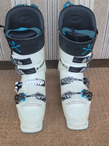 Mondo 23 & 23.5 Unisex HEAD Racing Raptor World Cup 3 Ski Boots Stiff Flex (Used)