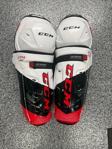 Senior CCM JetSpeed FT4 Pro 14" Shin Pads (Used)