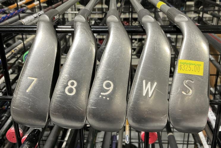 Ping SERENE Red Dot 7-P+S Irons Set PING ULT 210 Ladies Flex Graphite WRH USED