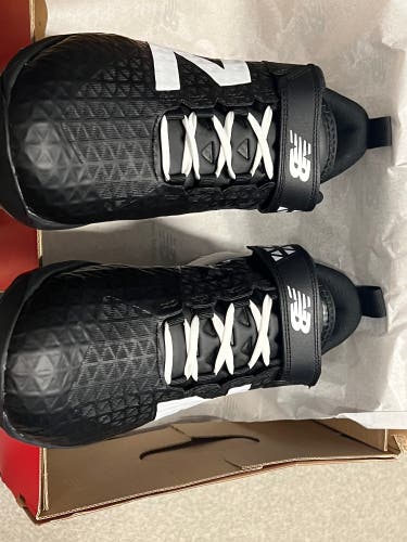 Black Men's Size M 12.0 (W 13.0) Adult New Balance 4040 Low Top Metal (New)