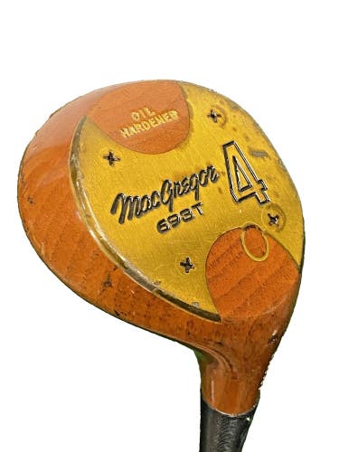 MacGregor 693T Oil Hardened Persimmon 4 Wood Regular Steel 42" RH Stock Grip HC