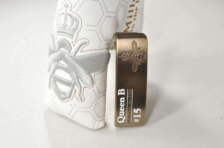 Bettinardi 2023 Queen B 15 Caramel Copper 35" Putter RH Steel with Cover #217197