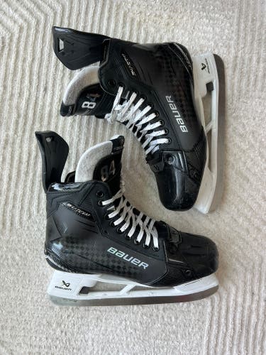 Black 2024 Bauer Supreme Shadow Hockey Skates Extra Wide Width 11.5 (Used)