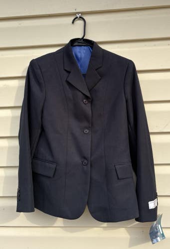 Ladie's Devon-Aire Equi-Fit Navy Hunt Coat Size 10 Regular