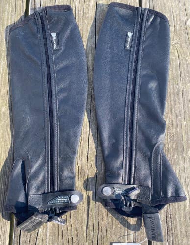 Horseware Ireland Small Black synthetic Tech-Stretch half chaps