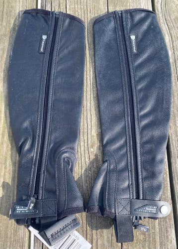 Horseware Ireland Extra Small Black synthetic Tech-Stretch half chaps