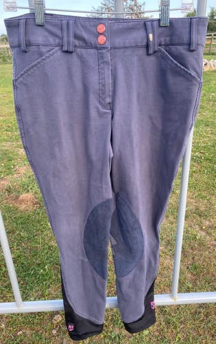 Pre-owned ladies' slate blue Tredstep Symphony English front zip beeches