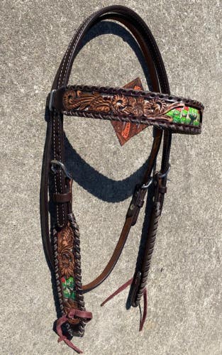 Circle Y Cactus Country Western browband headstall