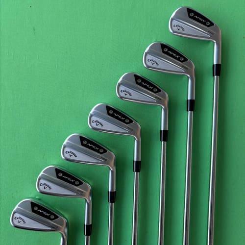 Men's Callaway Apex Pro 24 RH Iron Set | #4-9, PW | Project X Rifle 6.0 Shafts