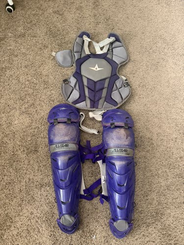 Purple All Star System 7 Axis Catcher's Set (Used)