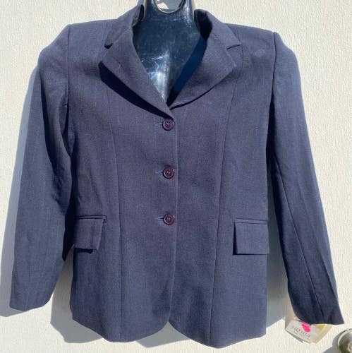 Child' sz 16 Navy pinstripe JPC / Sigma English hunt coat