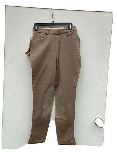 Ladies sz 28 Taupe English riding breeches Calavier EQUE Fashion